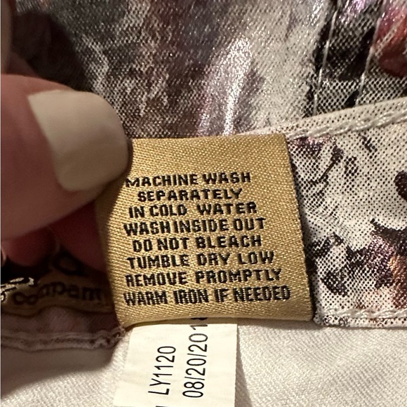 HYBRID Metallic Jeans 16 Festival Rockstar Unique Stretch Stunning Disco Dancing - Picture 9 of 10